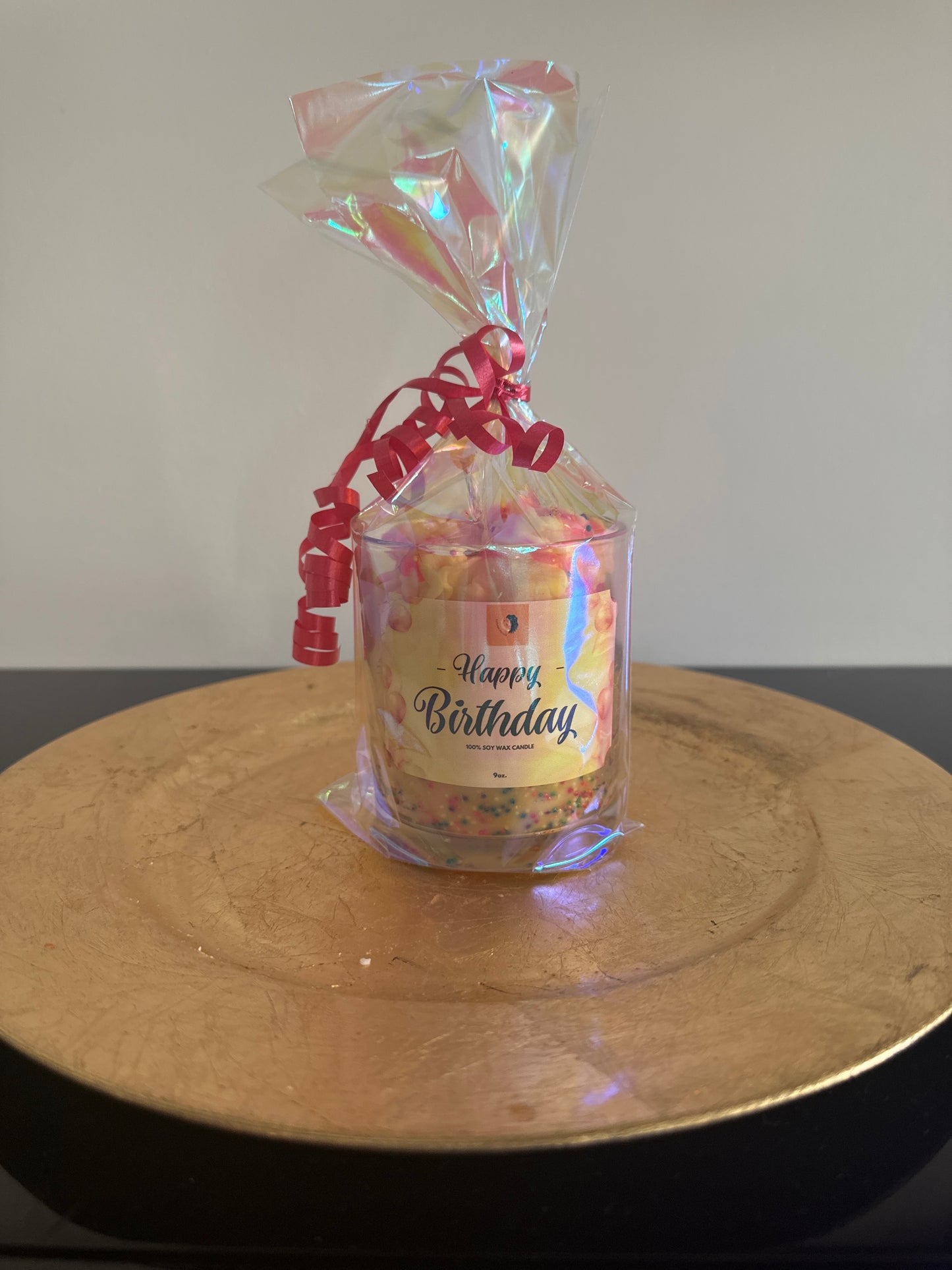 "8oz Birthday Cake" Candle