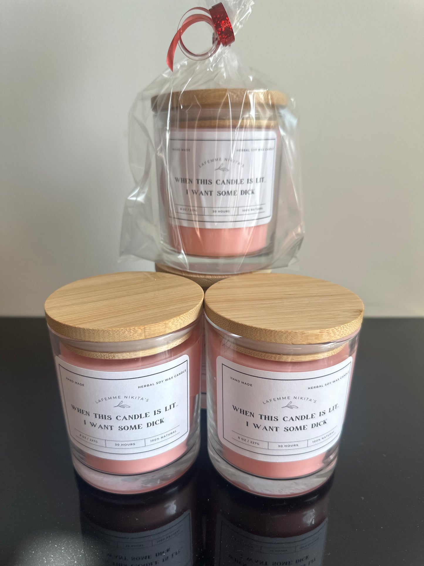 “When This Candle is Lit, I Want Some Dick” Candle