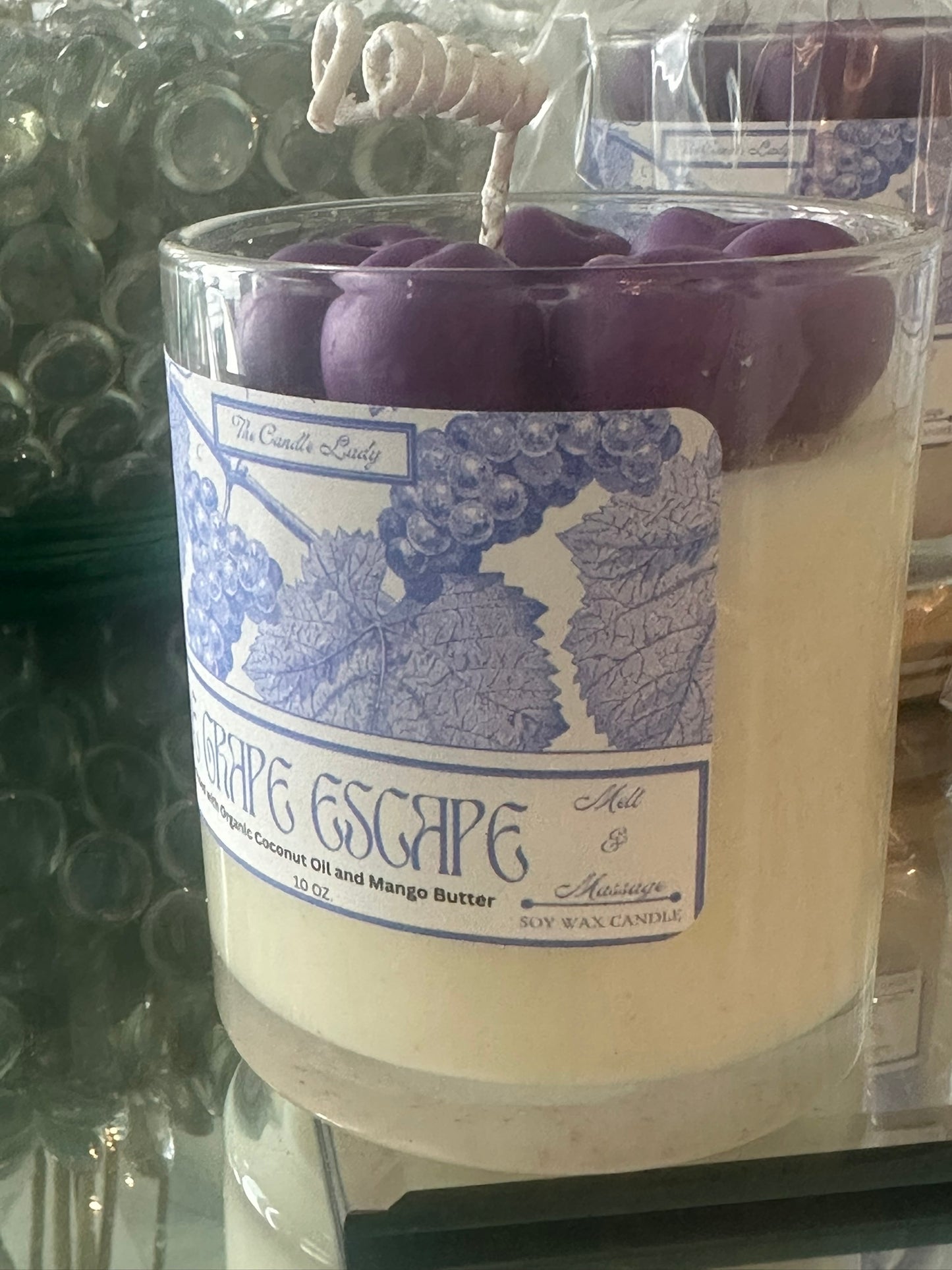 "Grape Escape" Melt & Massage Candle