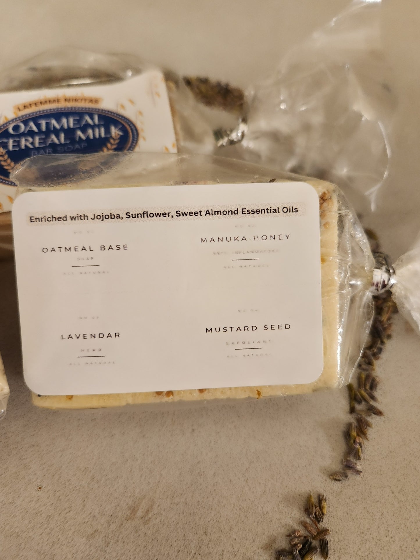 Lafemme Nikita's "Oatmeal Cereal Milk Soap"