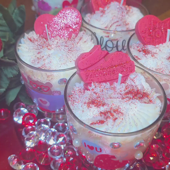 Lick me all over valentines day candle
