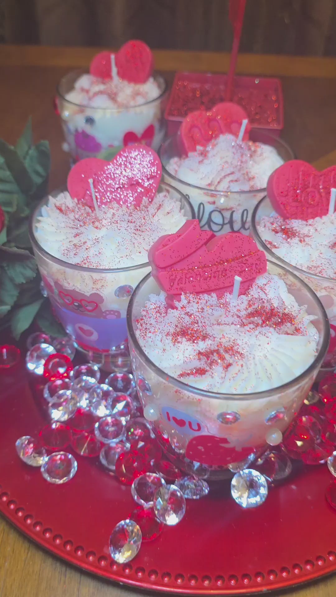 Lick me all over valentines day candle