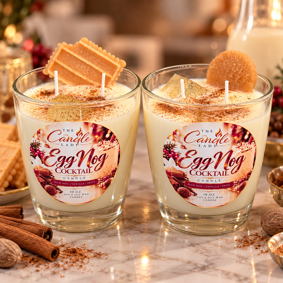 "Egg Nog Cocktail" Candle
