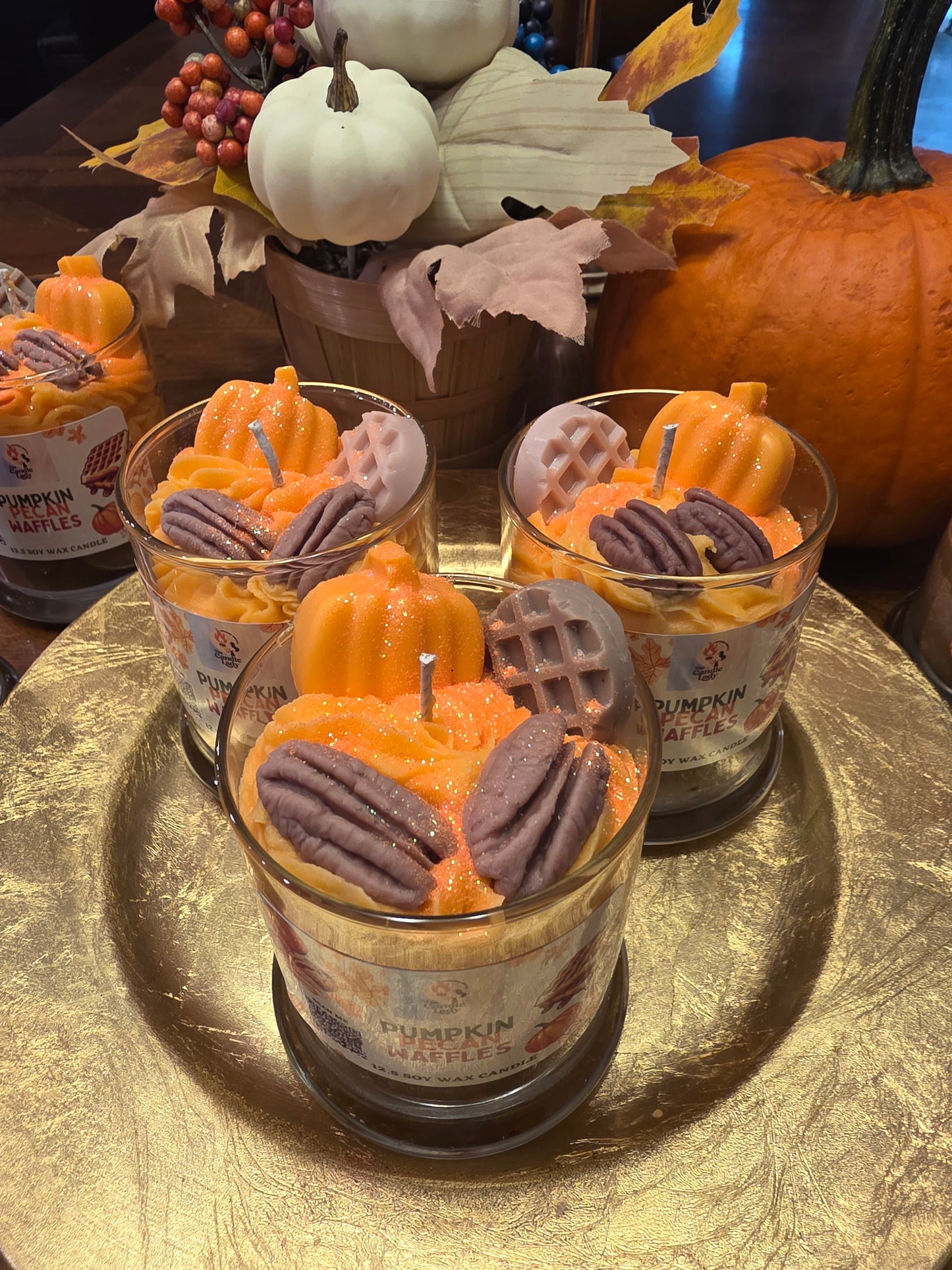 "Pumkpin Pecan Waffles" Candle