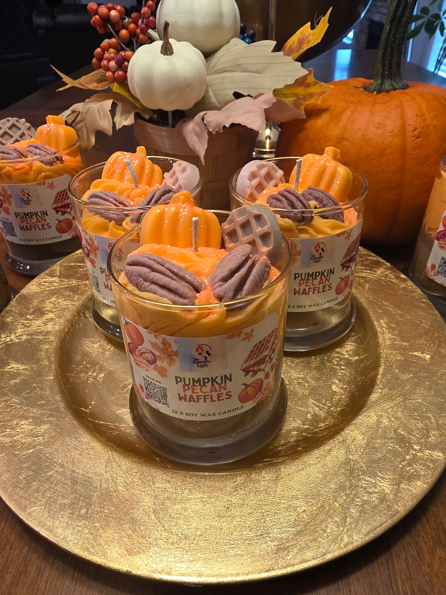 "Pumkpin Pecan Waffles" Candle
