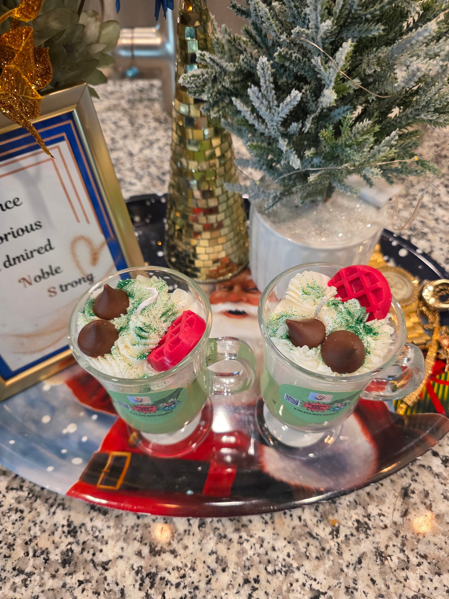 "Grinch Hot Cocoa" Candle