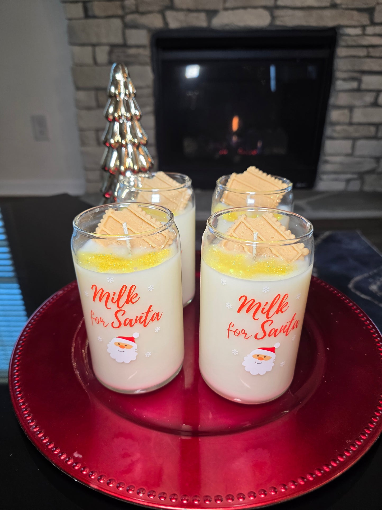 "Milk For Santa" Candle