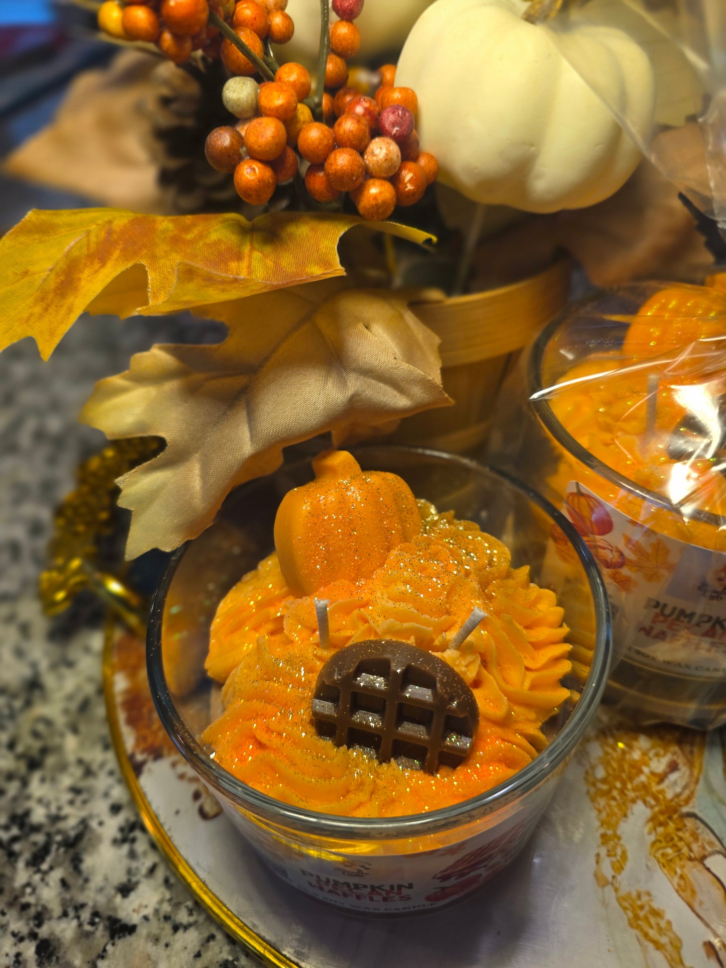 "Pumkpin Pecan Waffles" Candle