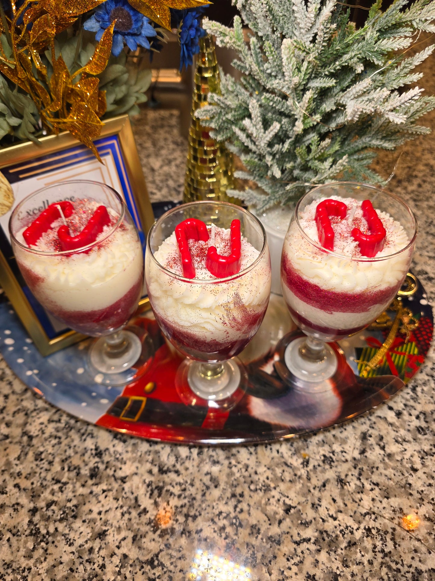 "Candy Cane Bliss" Candle