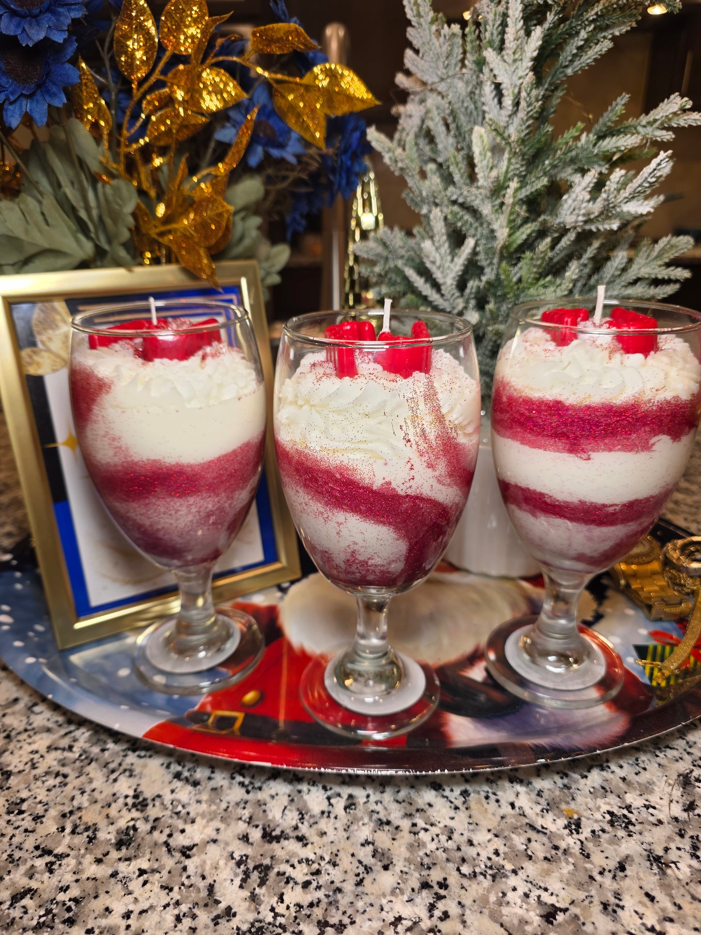 "Candy Cane Bliss" Candle