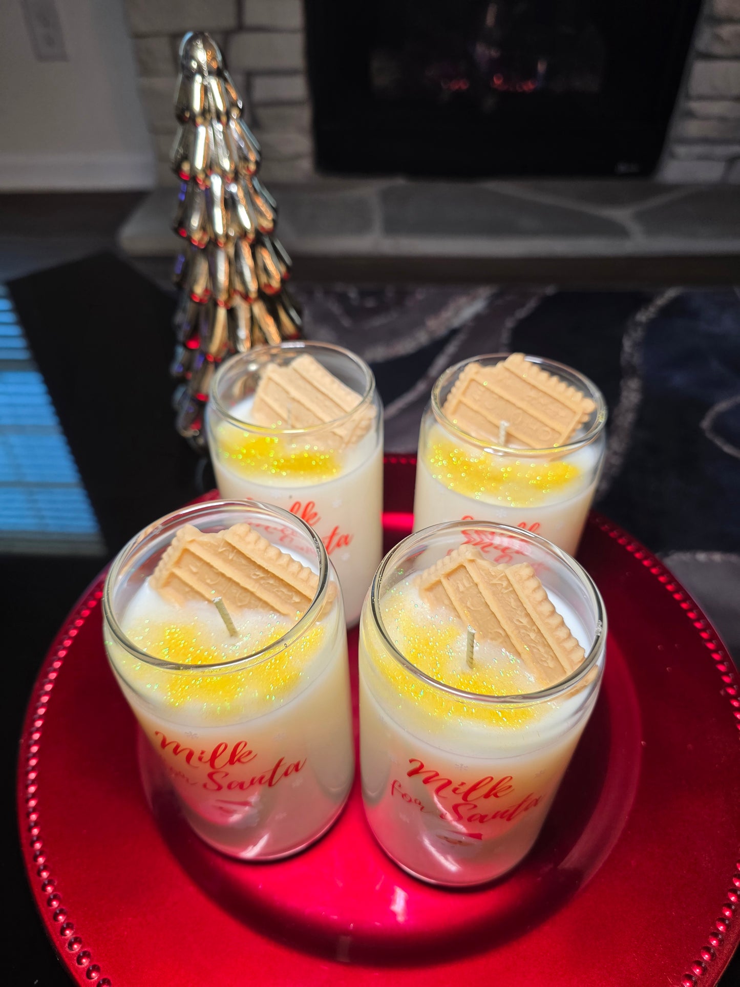 "Milk For Santa" Candle