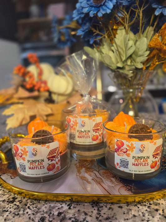 "Pumkpin Pecan Waffles" Candle